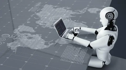 Software development programming on computer screen for modish application Foto stock