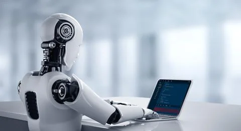 Software development programming on computer screen for modish application Stock Photos