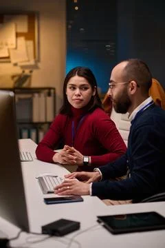 Software Development Team in Office Stock Photos