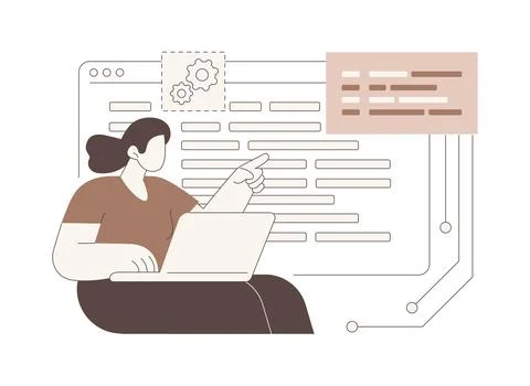 Software development tools isolated cartoon vector illustrations. Stockillustratie