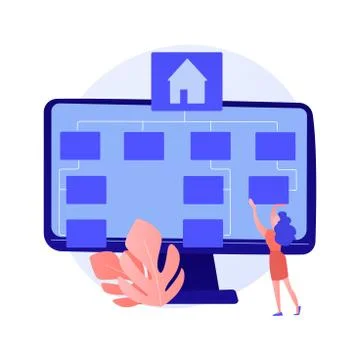 Software development vector concept metaphor. Stock Illustration