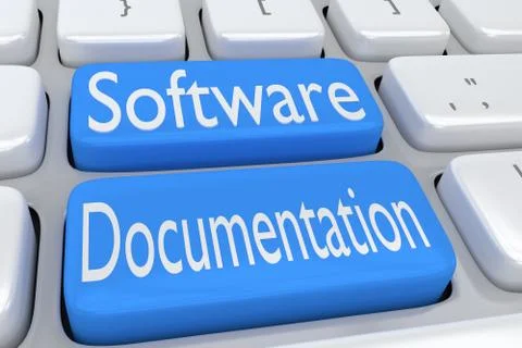 Software Documentation concept Stock Illustration