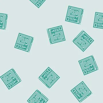 Software documentation glyph seamless pattern Illustrazione stock