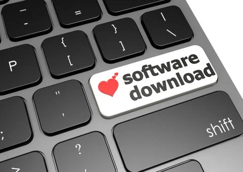 Software download Stock Illustration