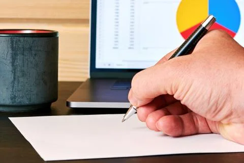 Software engineer and analyst man working in the home office Stock Photos