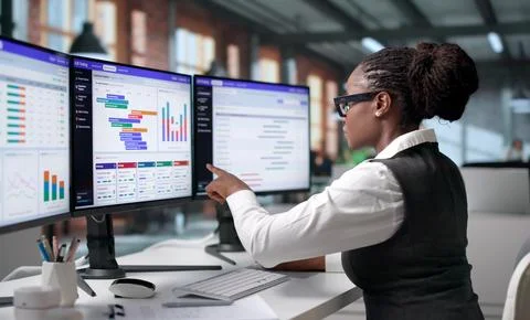 Software Engineer Closely Analyzes Split Test Results To Optimize Website Per Stock Photos