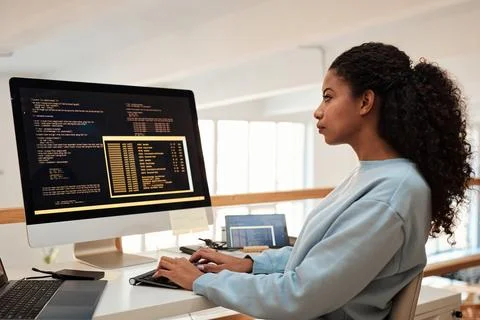 Software Engineer Deploying Programs Stock Photos