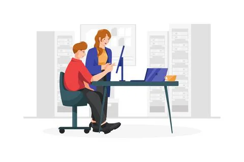 Software engineer Stock Illustration