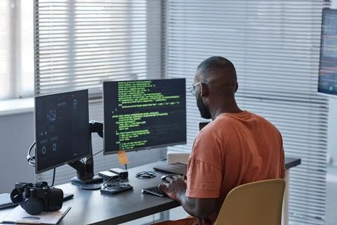 Software Engineer at Workplace Stock Photos