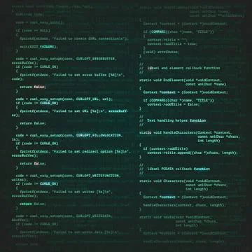 Software engineering background Stock Illustration