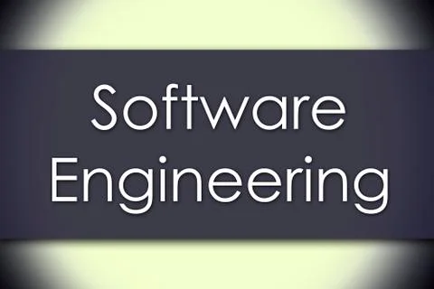 Software Engineering - business concept with text Illustrazione stock