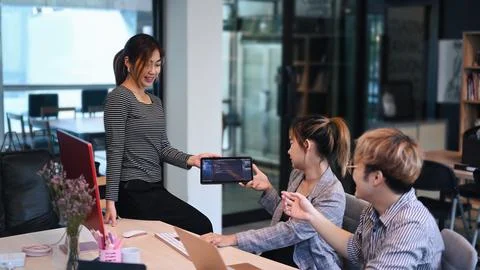 Software engineers, software developers team working on project and 스톡 사진