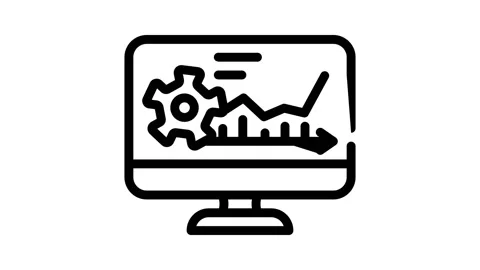Software erp line icon animation Stock Footage 166377910