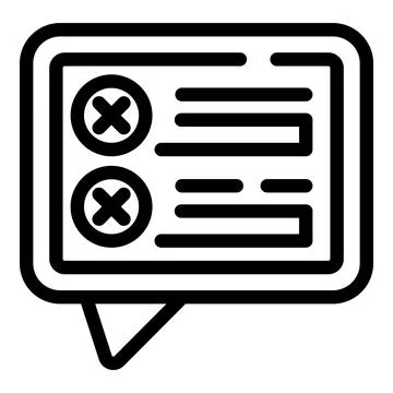 Software evaluation beta version icon outline vector. Web technical development 스톡 일러스트