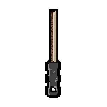 Software file tool pixel art vector illustration Ilustração Stock