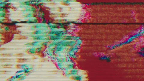 Software generated abstract animation, iridescent damaged system concept. Stock Footage 147958765