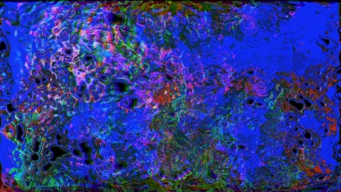 Software generated futuristic animation, rainbow corrupted data effect. Stock Footage 121404871