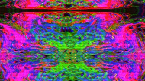 Software generated futuristic clip, iridescent corrupted data effect. Stock Footage 121404710