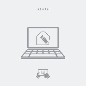 Software for house design Stock Illustration