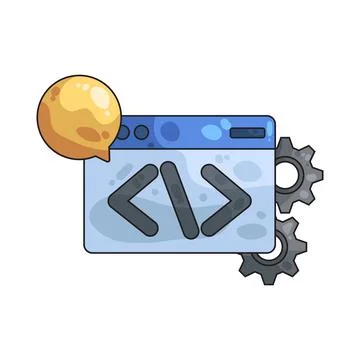 Software illustration Stock Illustration