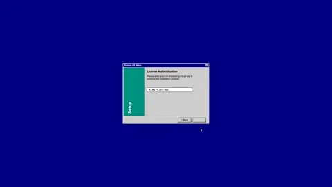 Software installation setup window on computer screen Stock Footage 346805899
