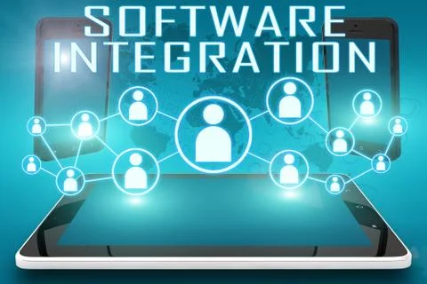 Software integration Stock Illustration