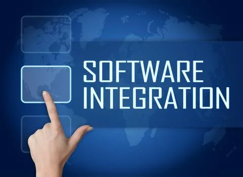 Software integration Ilustración de archivo