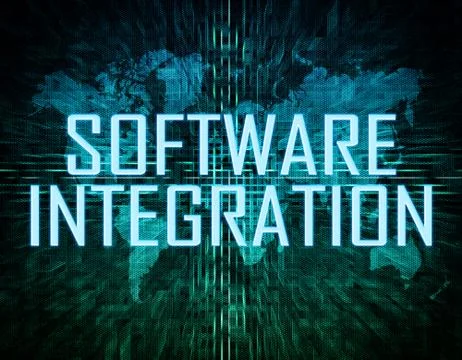 Software integration Ilustración de archivo