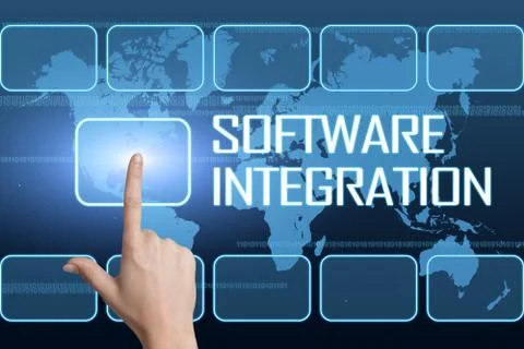 Software integration Ilustración de archivo