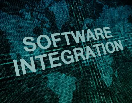 Software integration Ilustración de archivo
