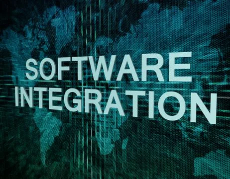 Software integration Stock Illustration