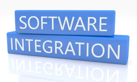 Software integration Stock Illustration