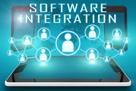 Software integration Ilustración de archivo
