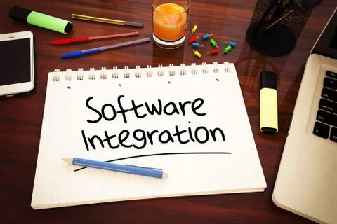 Software Integration 库存插图