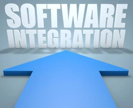 Software Integration Stock Illustration
