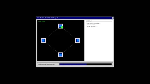 Software interface animation showing algorithm process 스톡 동영상 347013266