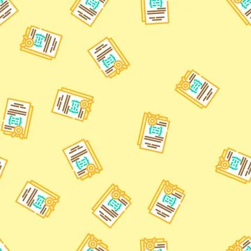 Software licensing vector seamless pattern Stock-Illustration