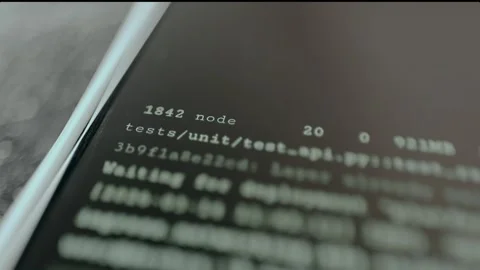 Software log entry for recovering data Stock Footage 331124769