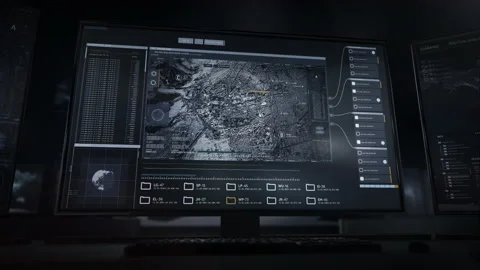 Software With Multiple Data Displayed On Screen To Hold Surveillance Over Port Vidéo 202271094