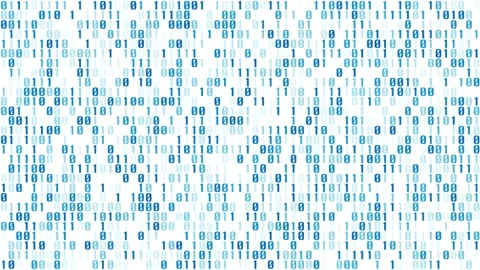 Software network research artificial algorithm concept data binary code on white Stock Footage 219603507