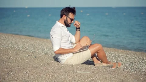 Software Online Network Developer. Senior Coder Programming. Software Developer Stock Footage 260823520