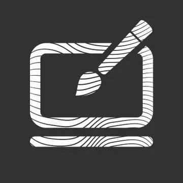 Software or Graphic Design Icon Stock Illustration