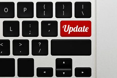 Software or hardware updating concept Stock Photos