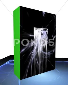 Software package box Stock Illustration