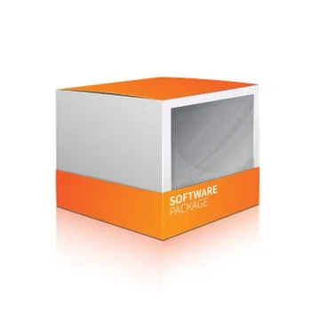 Software Package Box Illustrazione stock