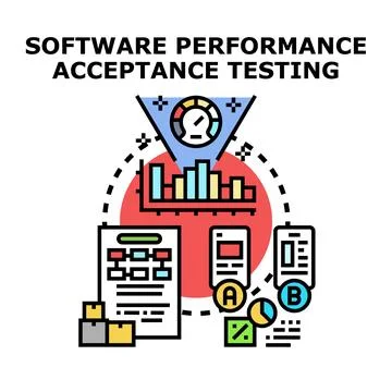 Software performance acceptance testing and quality assurance イラスト素材