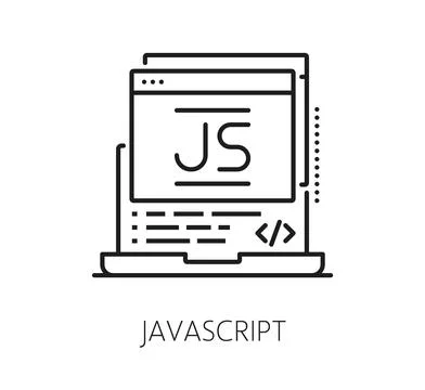 Software program code icon of javascript folder イラスト素材