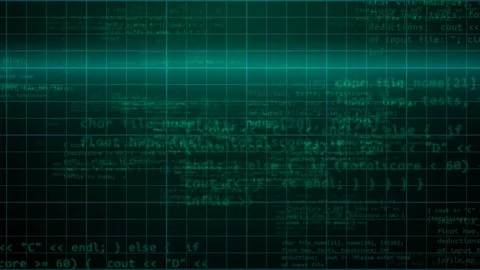 Software programmer code Video stock 73932493