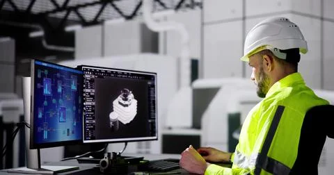 Software Programmer Or Coder Man Stock-Fotos