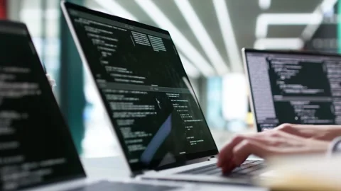 Software Programmer Or Coder Woman Stock Footage 303176130